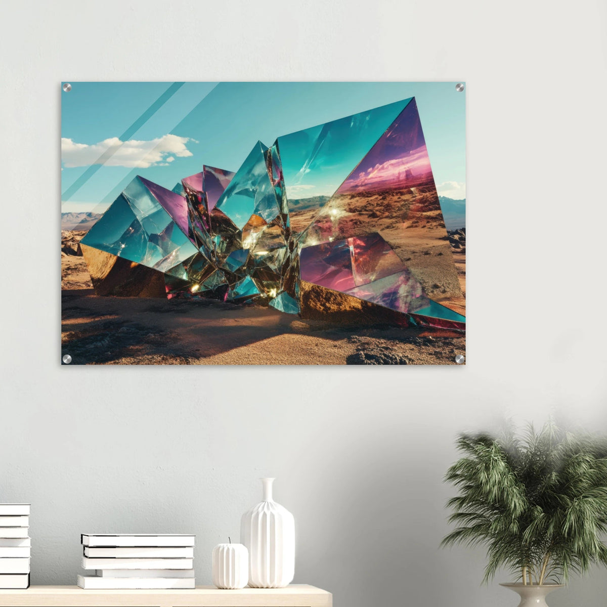Obsidian Mirage Jagged shards of reflective black - Shop Ai Art WebShop - Digital Art online Store