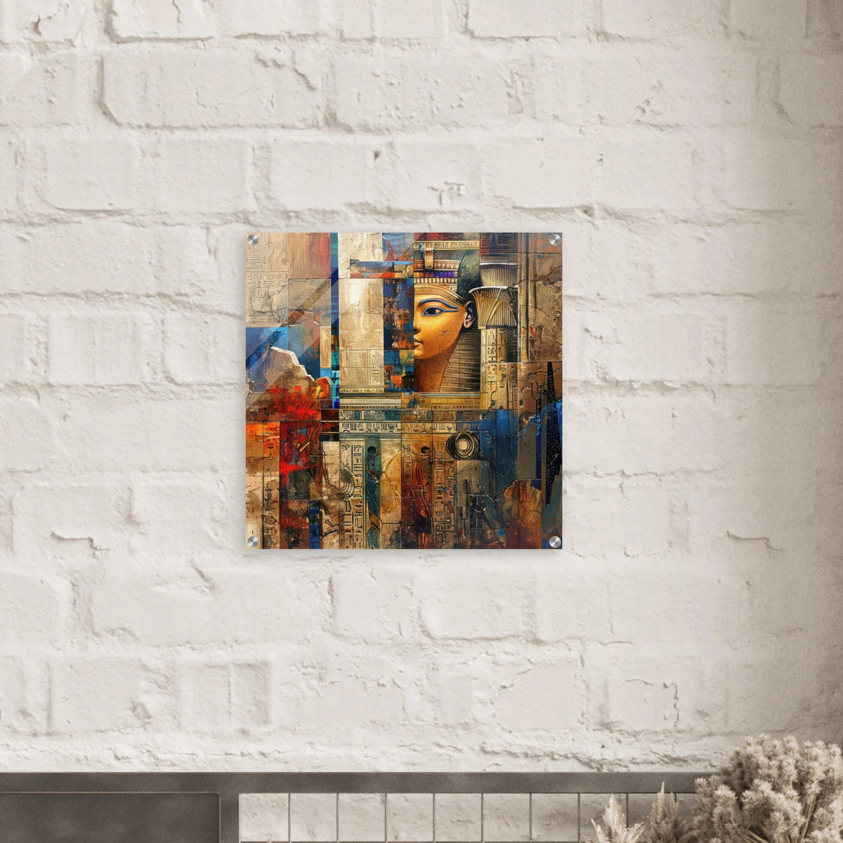 Old culture of Egypt in abstract style - Shop Ai Art WebShop - Digital Art online Store