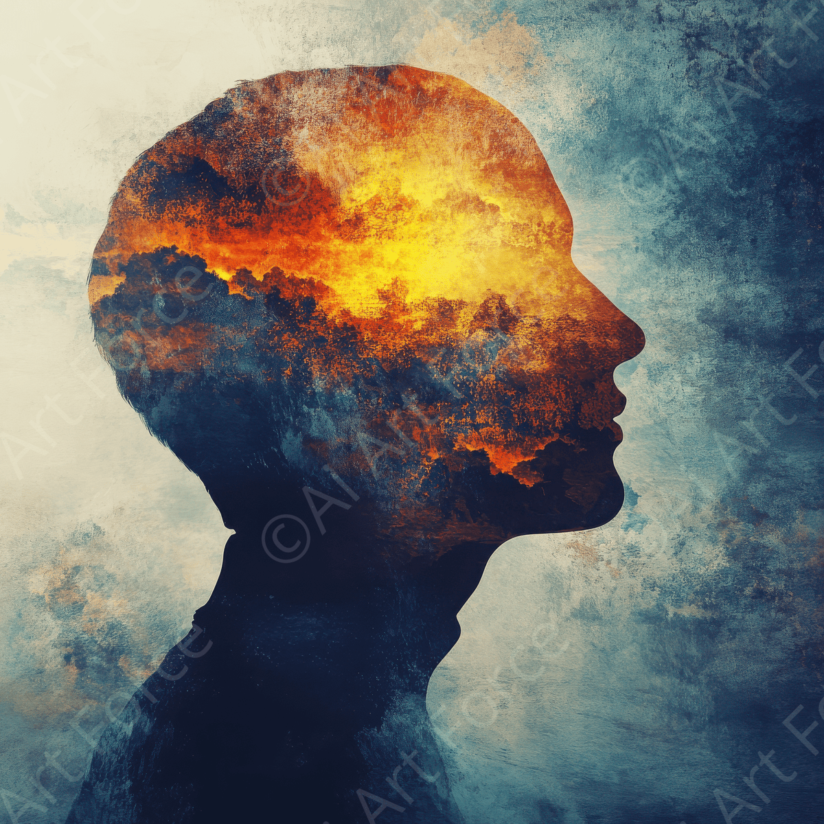 Psychology Theology and Spirituality in Christian believes - Shop Ai Art WebShop - Digital Art online Store