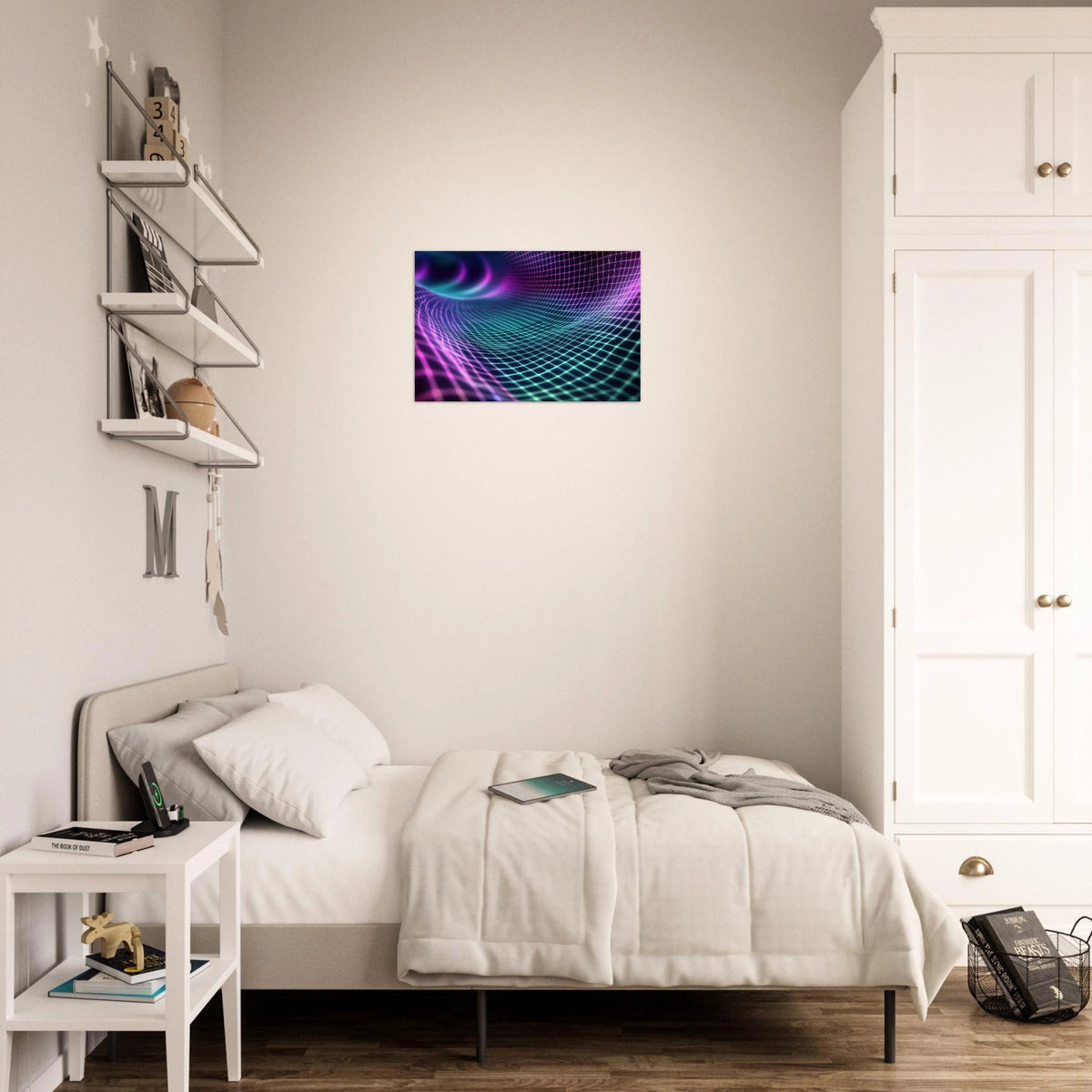 Quantum Reverberation Cascading waves of transit 2 - Shop Ai Art WebShop - Digital Art online Store