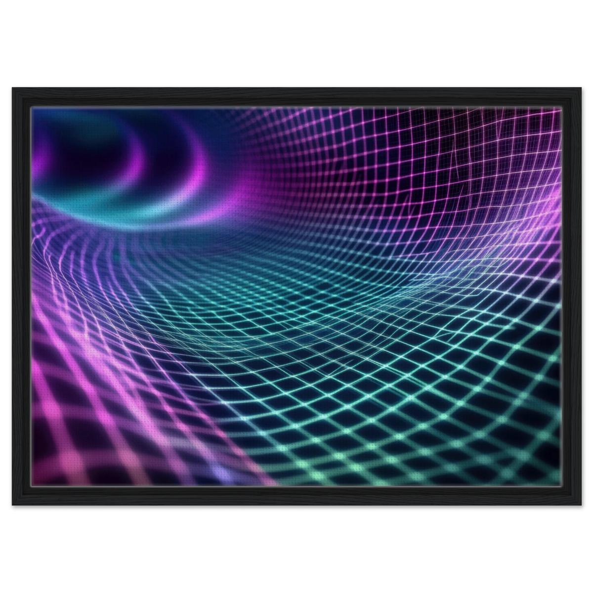 Quantum Reverberation Cascading waves of transit 2 - Shop Ai Art WebShop - Digital Art online Store