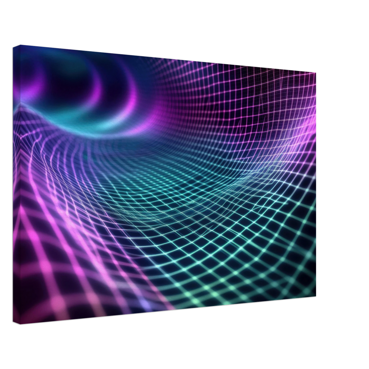 Quantum Reverberation Cascading waves of transit 2 - Shop Ai Art WebShop - Digital Art online Store