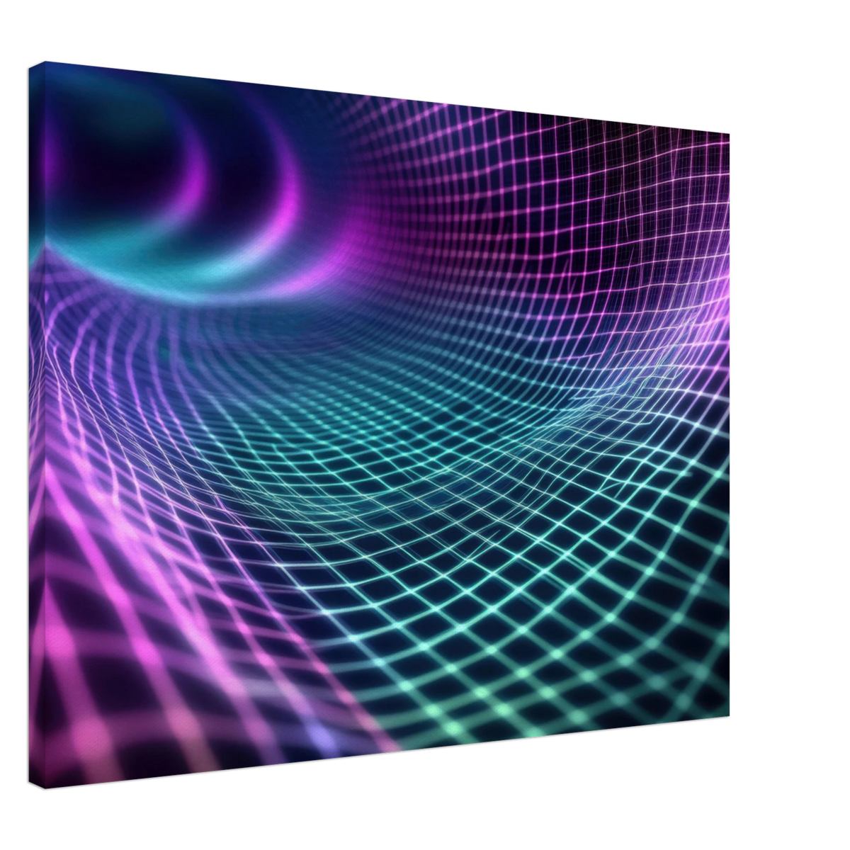 Quantum Reverberation Cascading waves of transit 2 - Shop Ai Art WebShop - Digital Art online Store