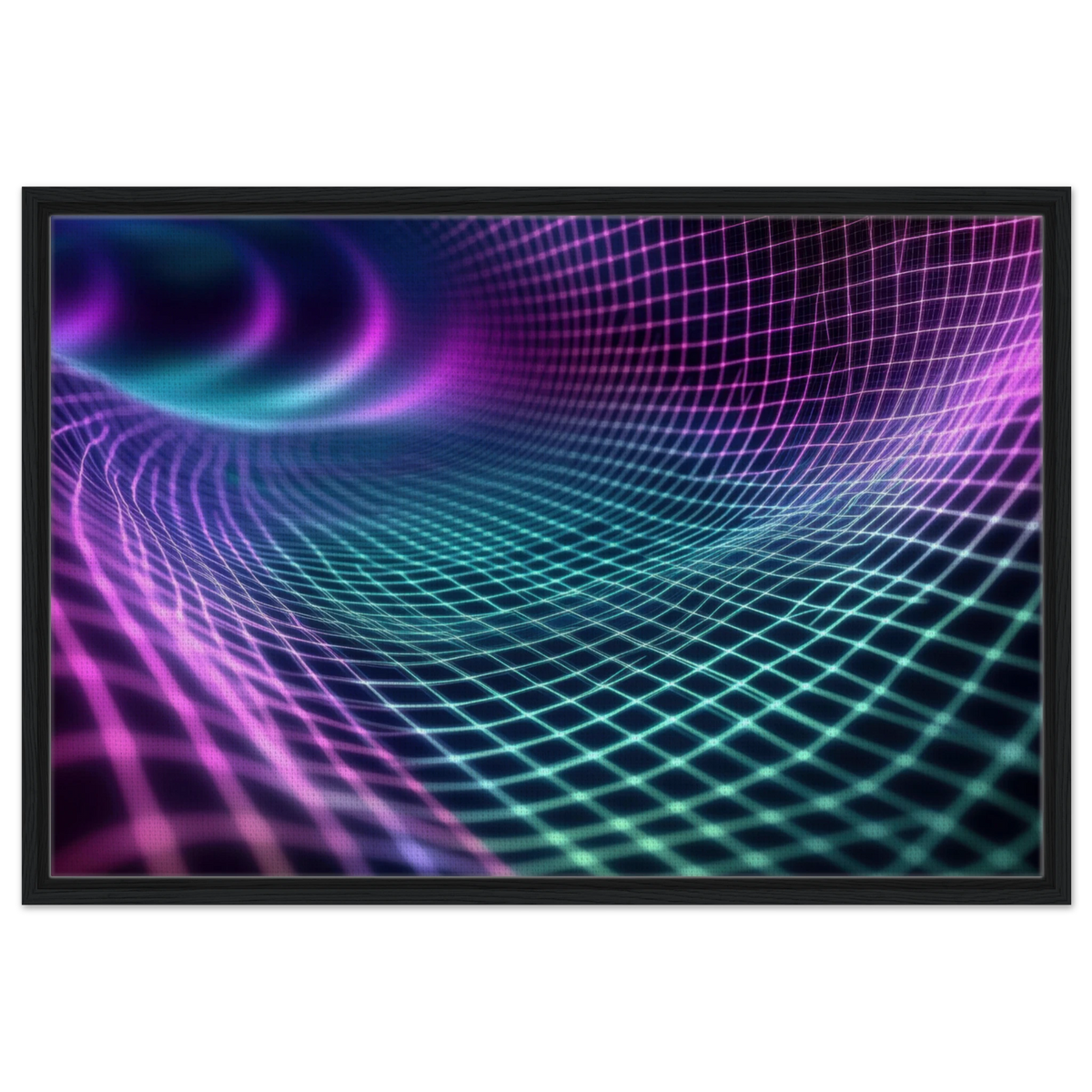 Quantum Reverberation Cascading waves of transit 2 - Shop Ai Art WebShop - Digital Art online Store