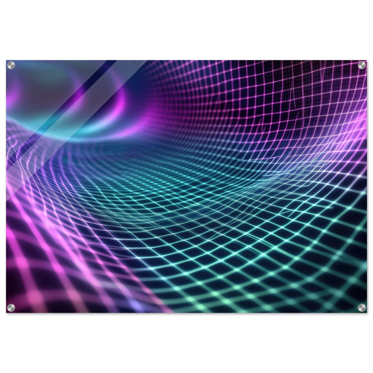 Quantum Reverberation Cascading waves of transit 2 - Shop Ai Art WebShop - Digital Art online Store
