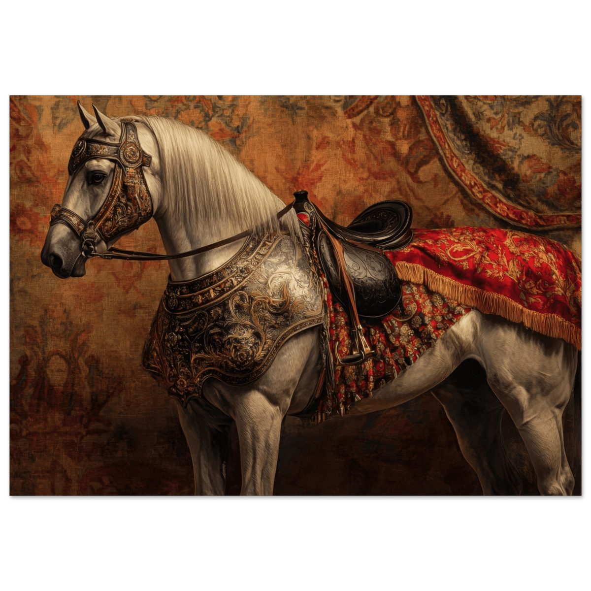 Renaissance Portrait of a Noble Horse A dignified 2 - Shop Ai Art WebShop - Digital Art online Store