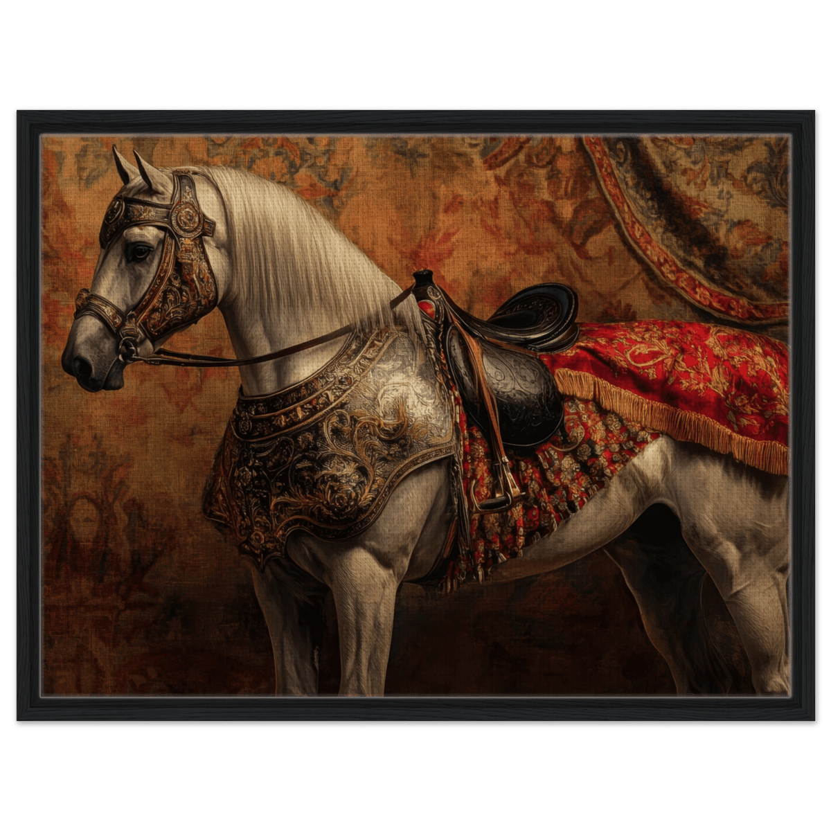 Renaissance Portrait of a Noble Horse A dignified 2 - Shop Ai Art WebShop - Digital Art online Store