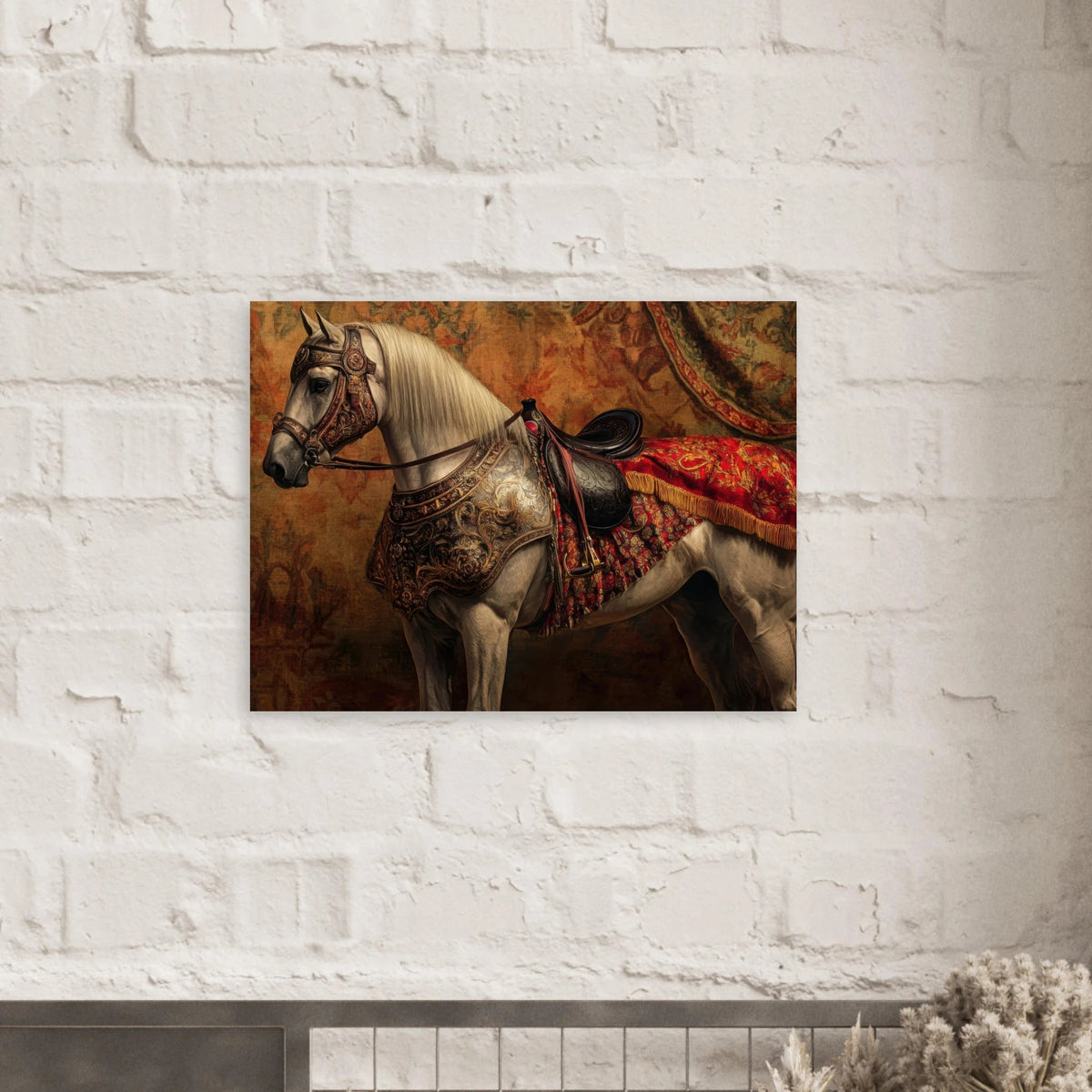 Renaissance Portrait of a Noble Horse A dignified 2 - Shop Ai Art WebShop - Digital Art online Store