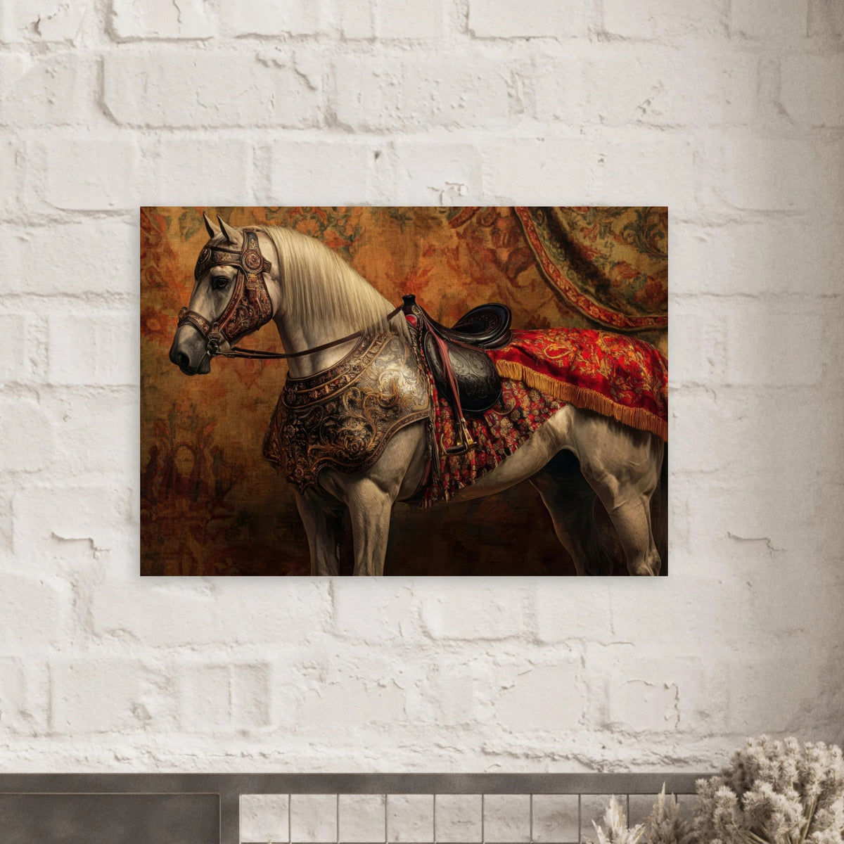 Renaissance Portrait of a Noble Horse A dignified 2 - Shop Ai Art WebShop - Digital Art online Store