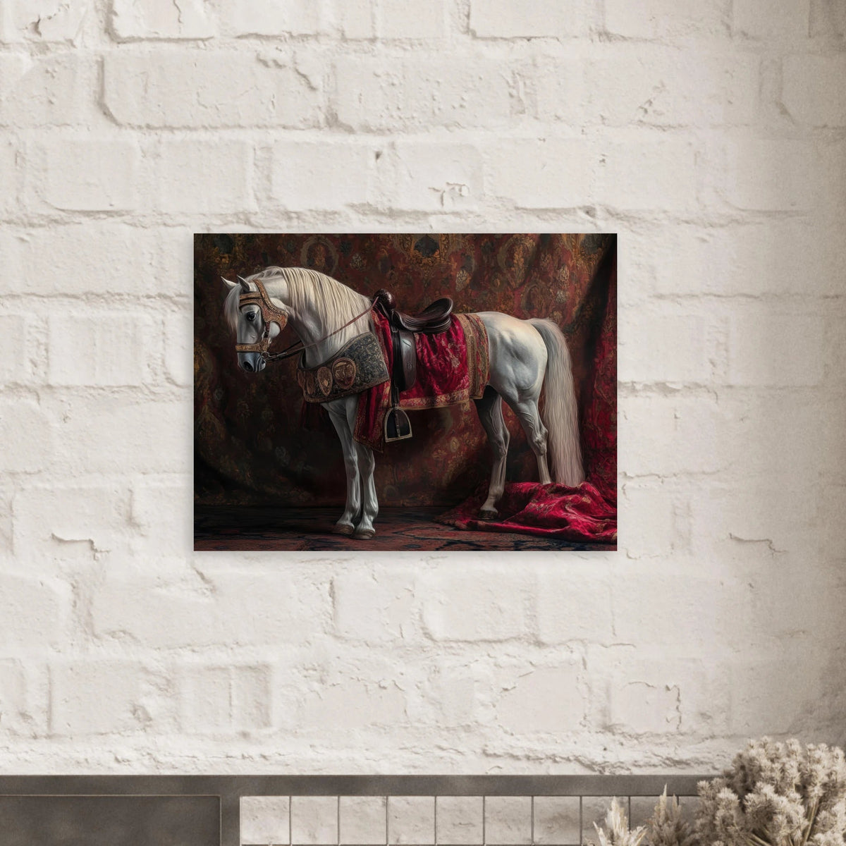 Renaissance Portrait of a Noble Horse A dignified 4 - Shop Ai Art WebShop - Digital Art online Store