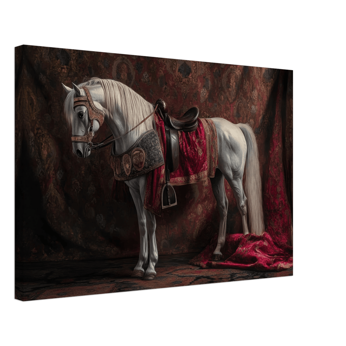 Renaissance Portrait of a Noble Horse A dignified 4 - Shop Ai Art WebShop - Digital Art online Store
