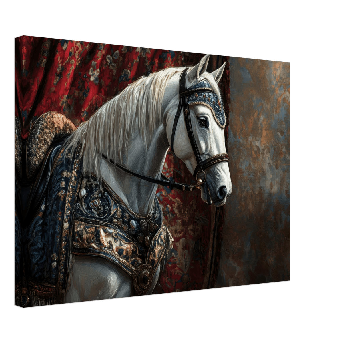 Renaissance Portrait of a Noble Horse A dignified 6 - Shop Ai Art WebShop - Digital Art online Store