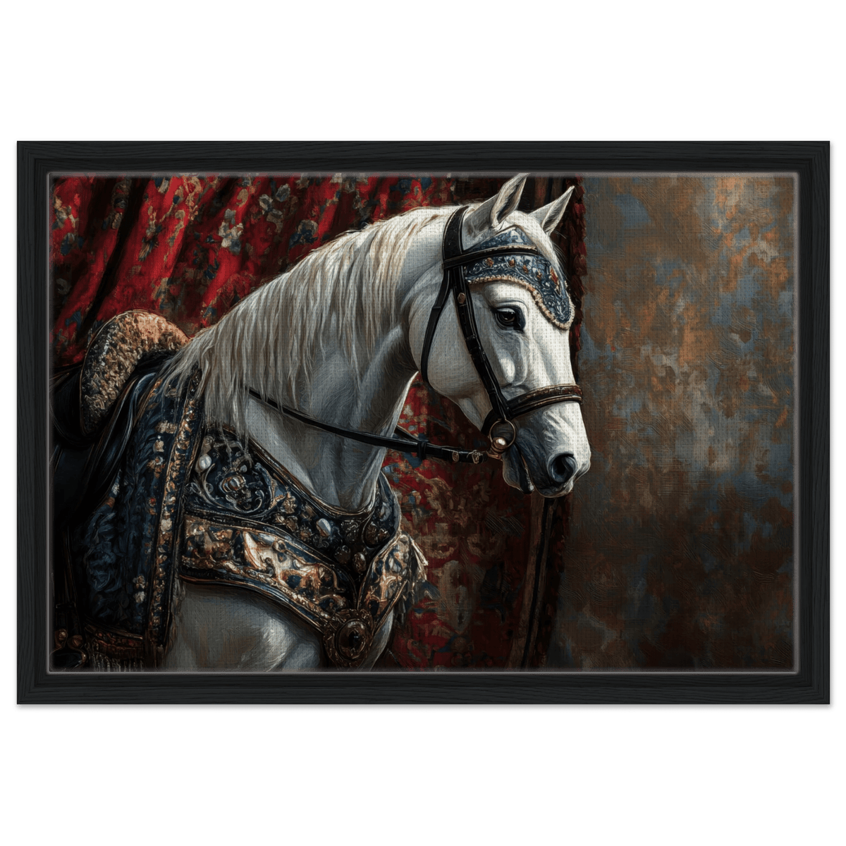 Renaissance Portrait of a Noble Horse A dignified 6 - Shop Ai Art WebShop - Digital Art online Store