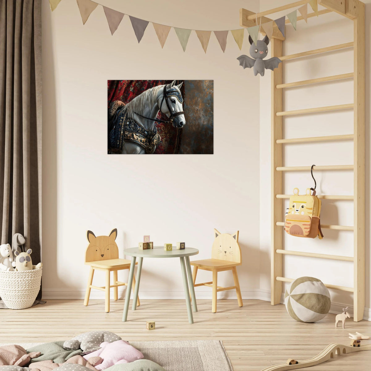 Renaissance Portrait of a Noble Horse A dignified 6 - Shop Ai Art WebShop - Digital Art online Store