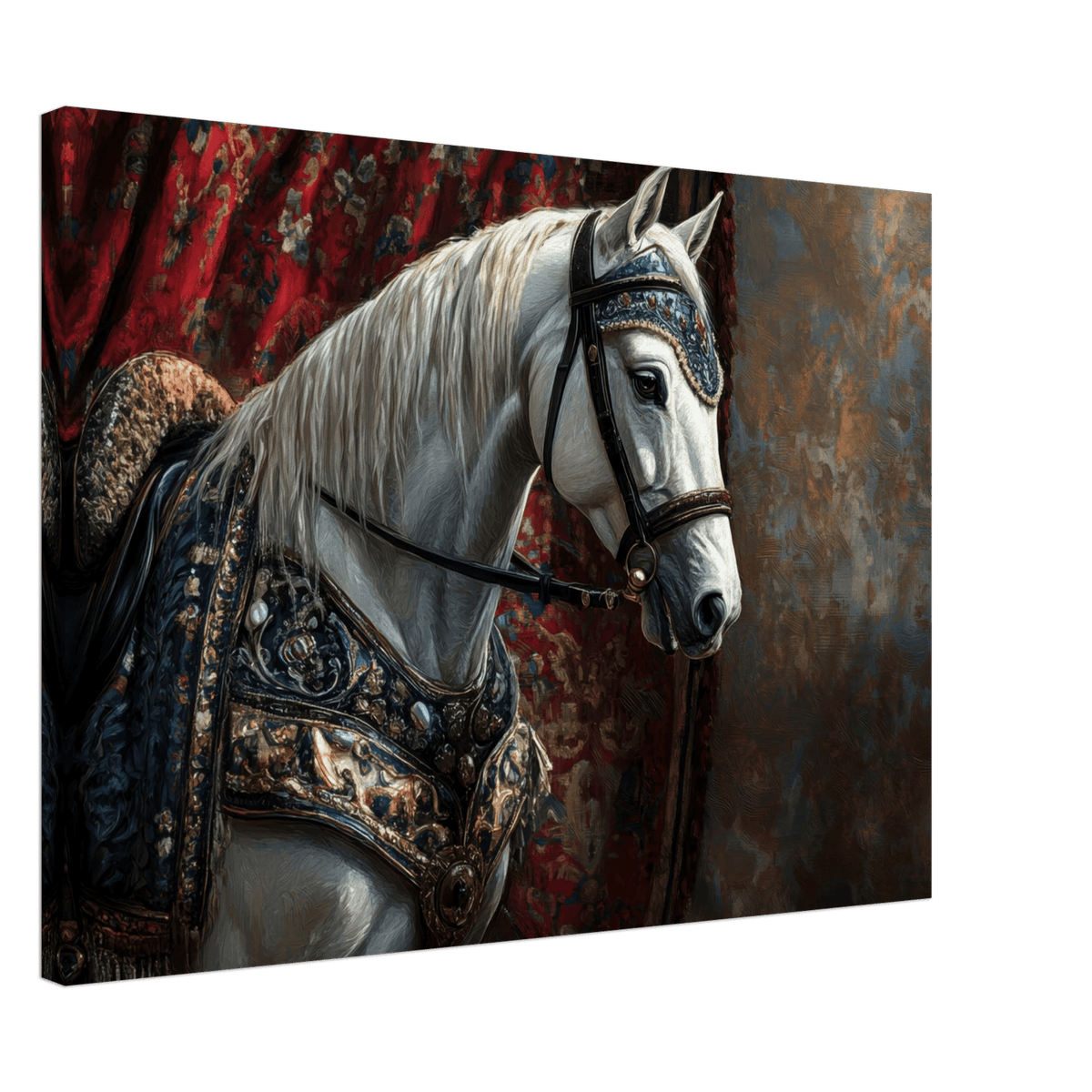 Renaissance Portrait of a Noble Horse A dignified 6 - Shop Ai Art WebShop - Digital Art online Store