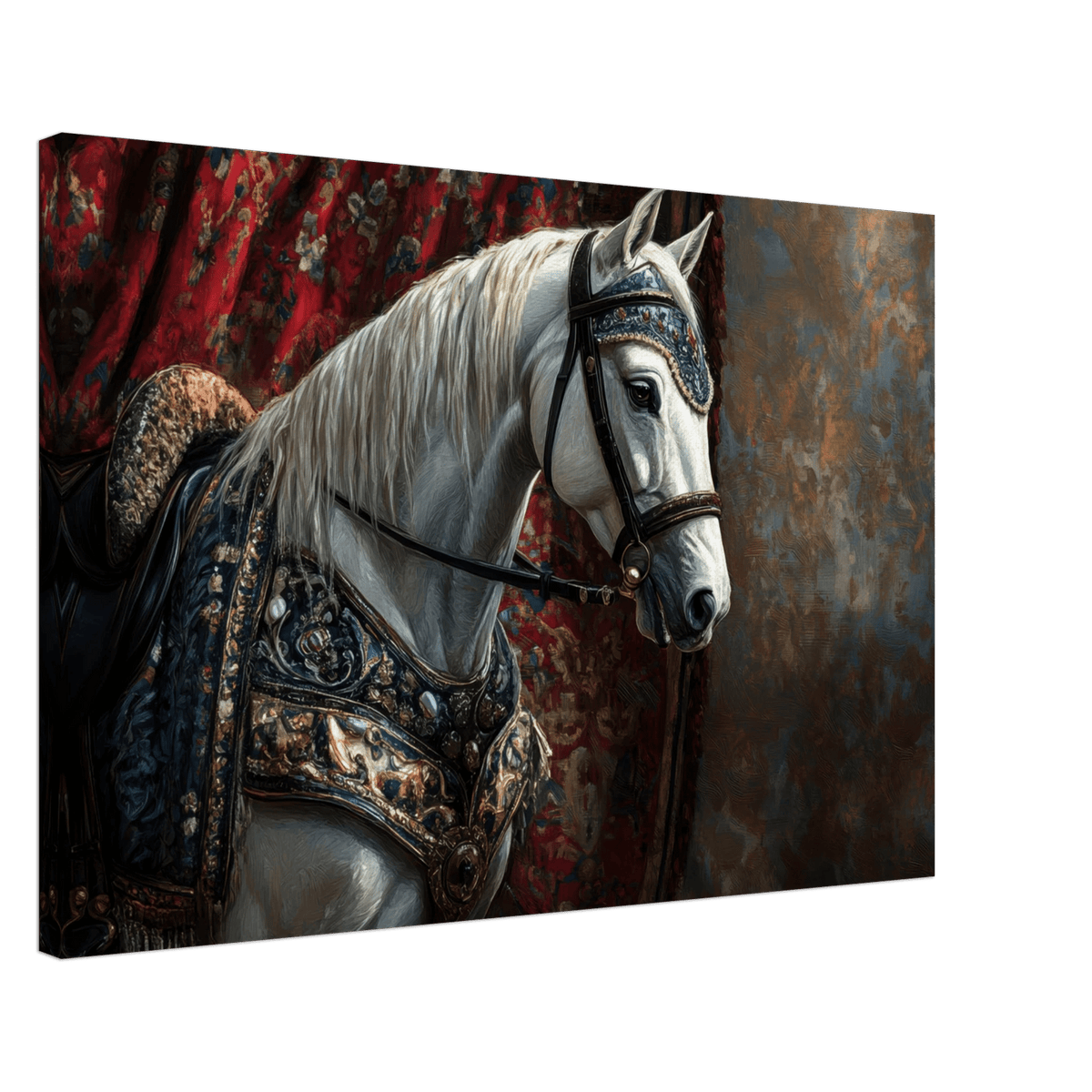 Renaissance Portrait of a Noble Horse A dignified 6 - Shop Ai Art WebShop - Digital Art online Store