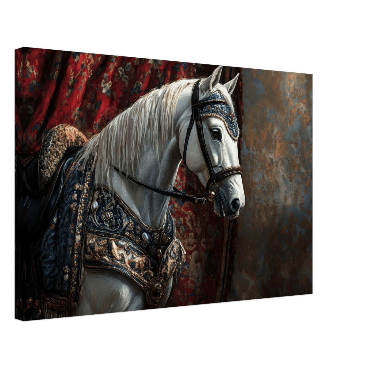 Renaissance Portrait of a Noble Horse A dignified 6 - Shop Ai Art WebShop - Digital Art online Store