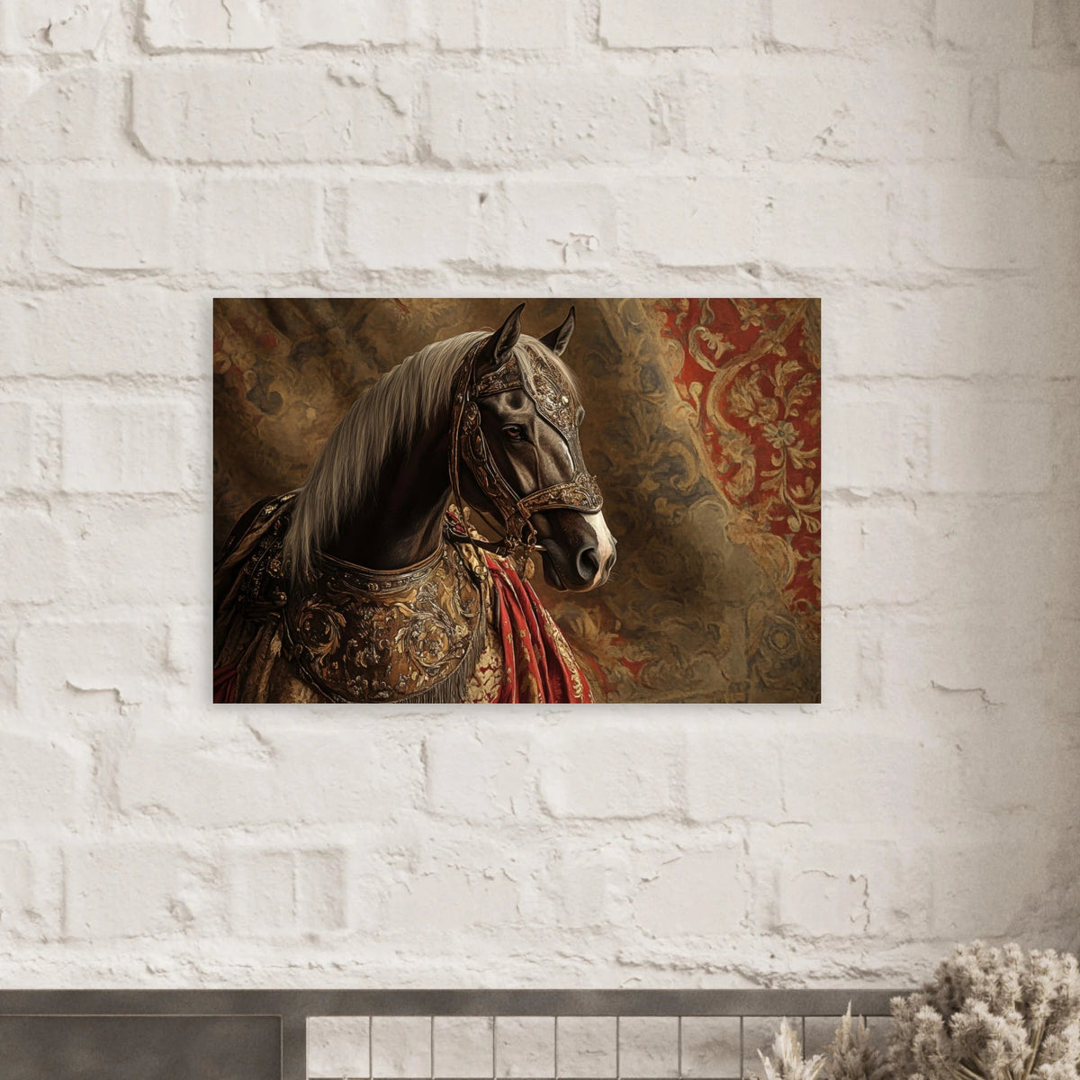 Renaissance Portrait of a Noble Horse A dignified - Shop Ai Art WebShop - Digital Art online Store