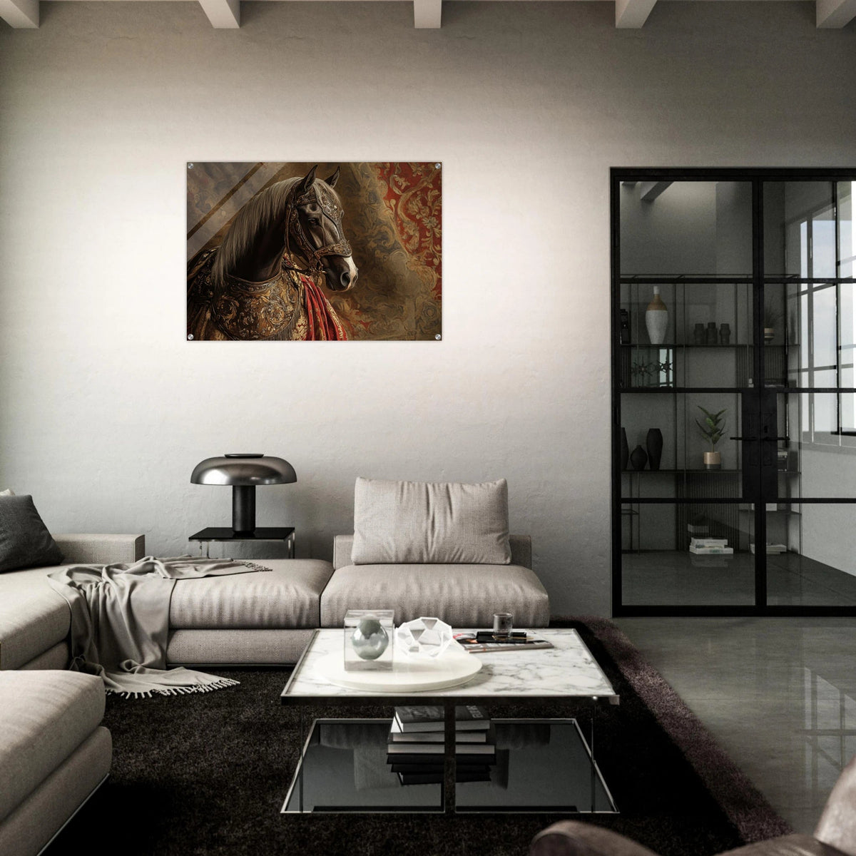 Renaissance Portrait of a Noble Horse A dignified - Shop Ai Art WebShop - Digital Art online Store