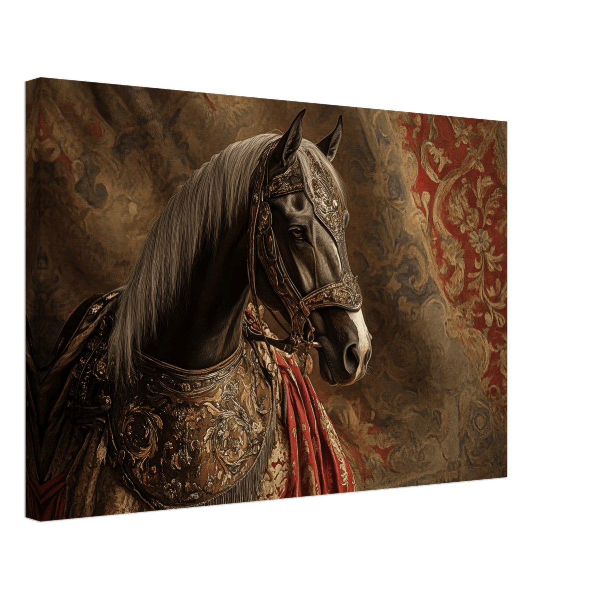 Renaissance Portrait of a Noble Horse A dignified - Shop Ai Art WebShop - Digital Art online Store