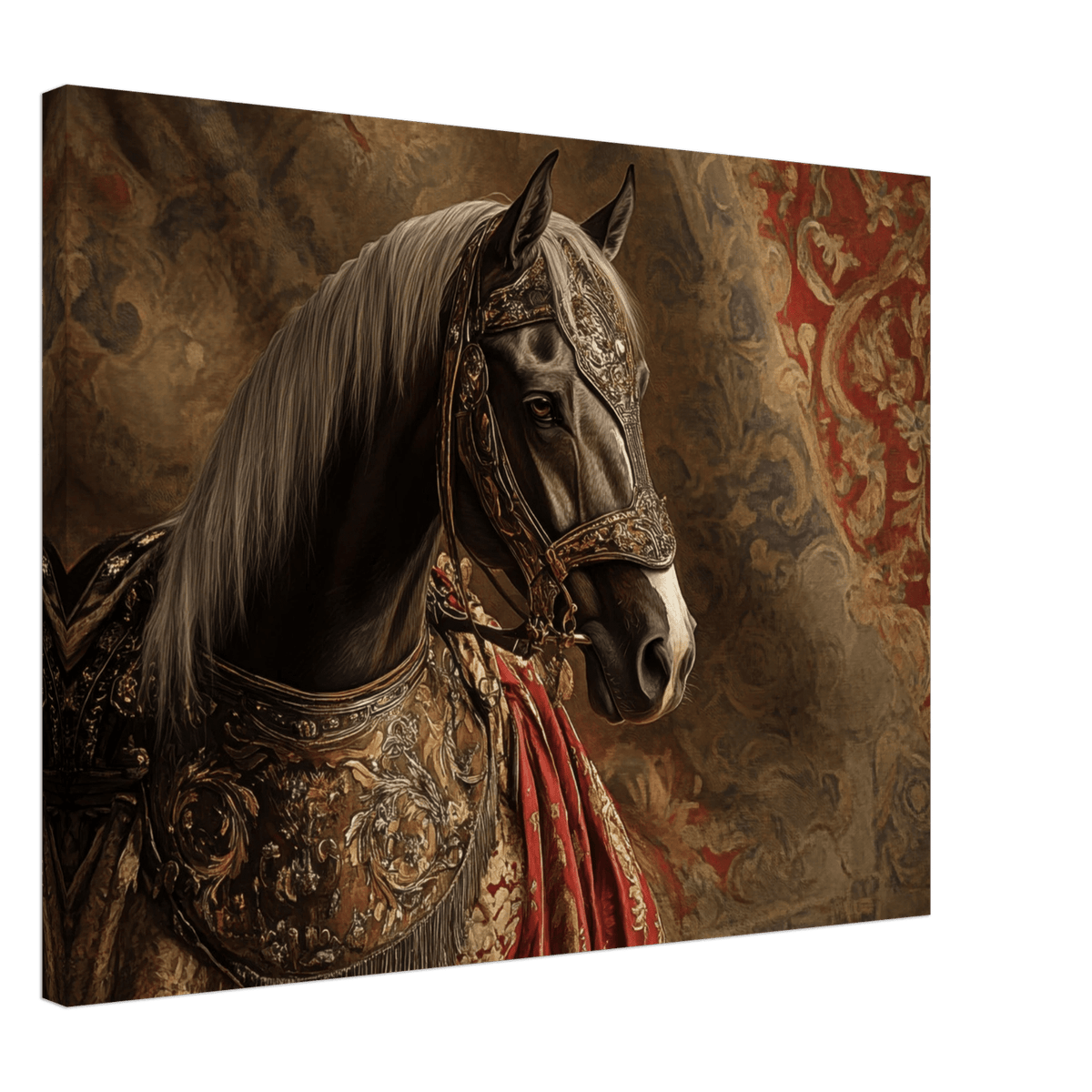 Renaissance Portrait of a Noble Horse A dignified - Shop Ai Art WebShop - Digital Art online Store