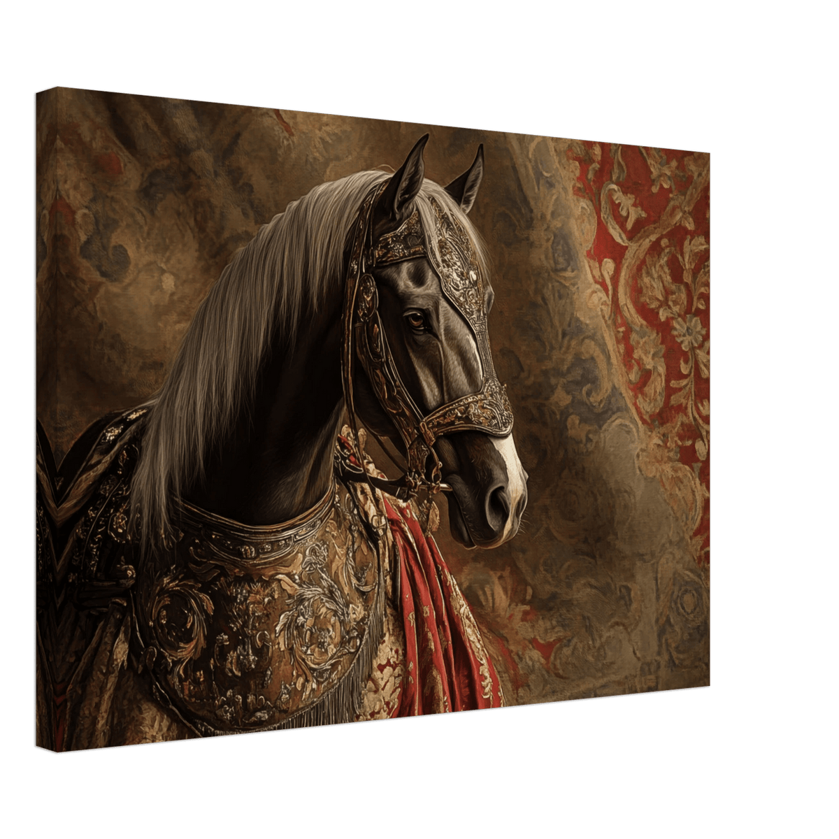 Renaissance Portrait of a Noble Horse A dignified - Shop Ai Art WebShop - Digital Art online Store