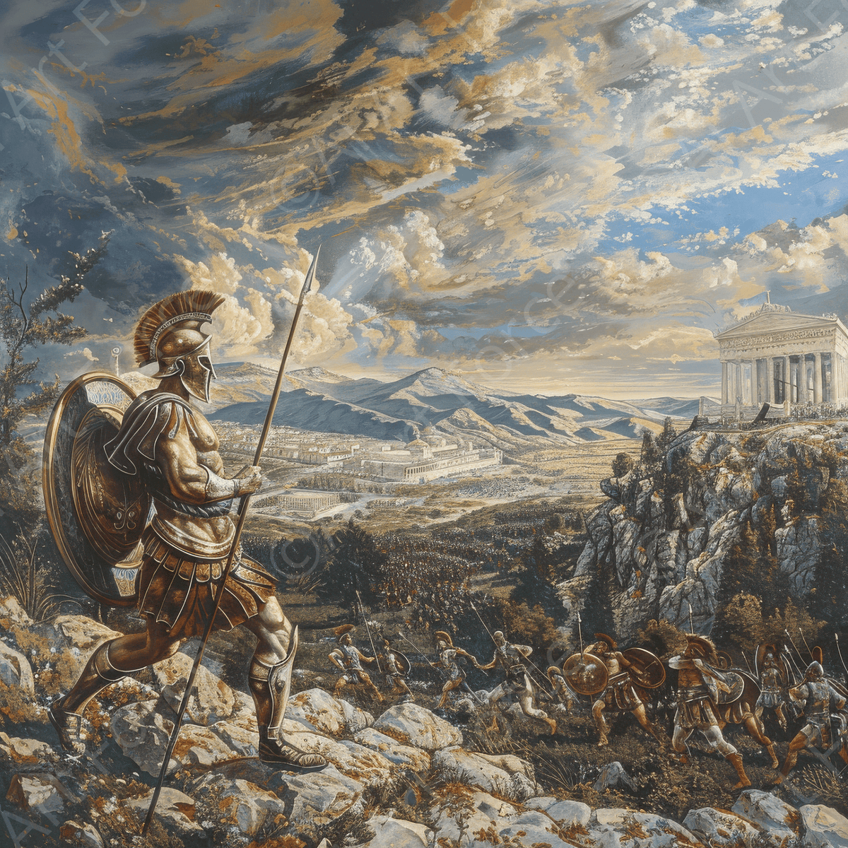 Roman War 1 - Shop Ai Art WebShop - Digital Art online Store