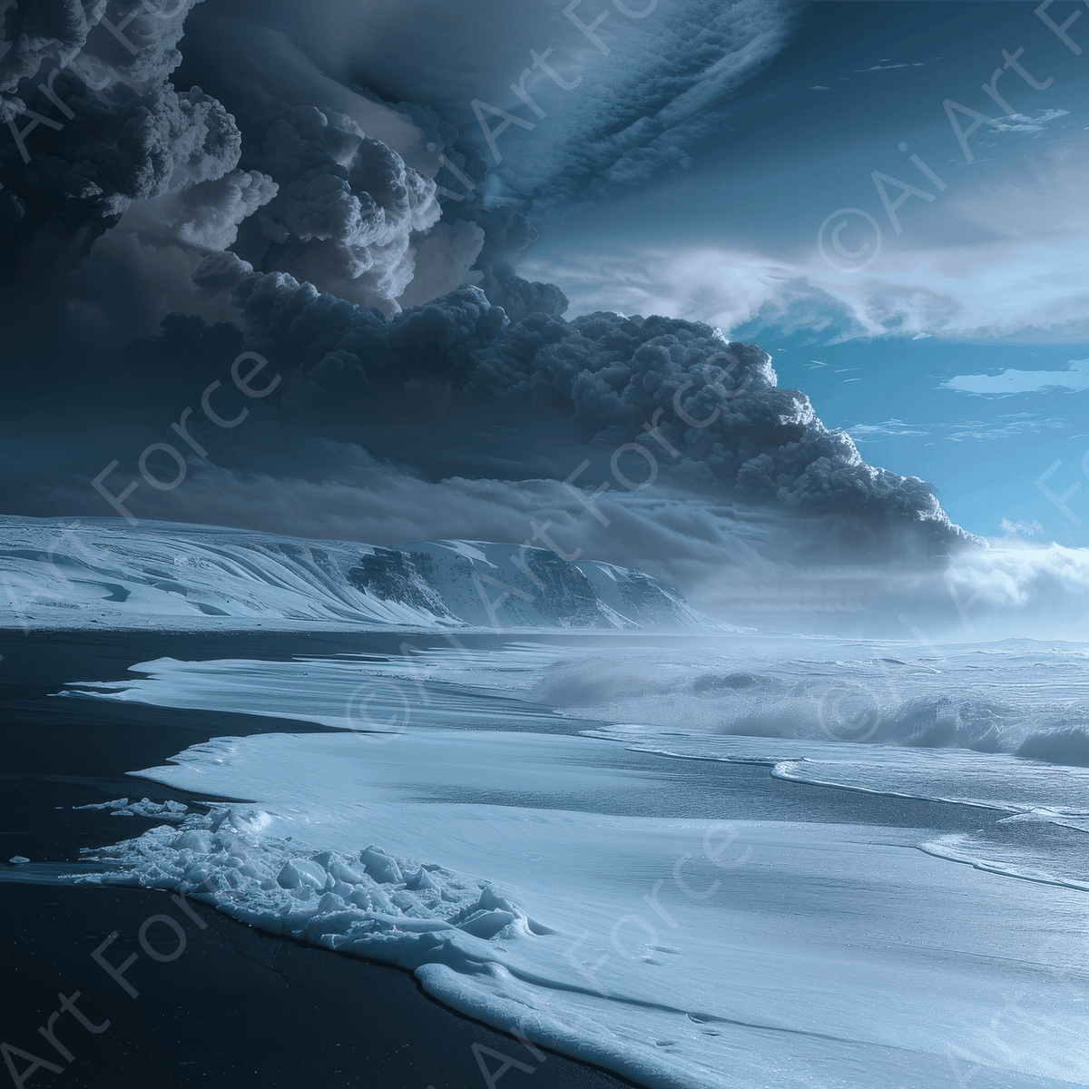 Rough Nature Iceland 4 - Shop Ai Art WebShop - Digital Art online Store