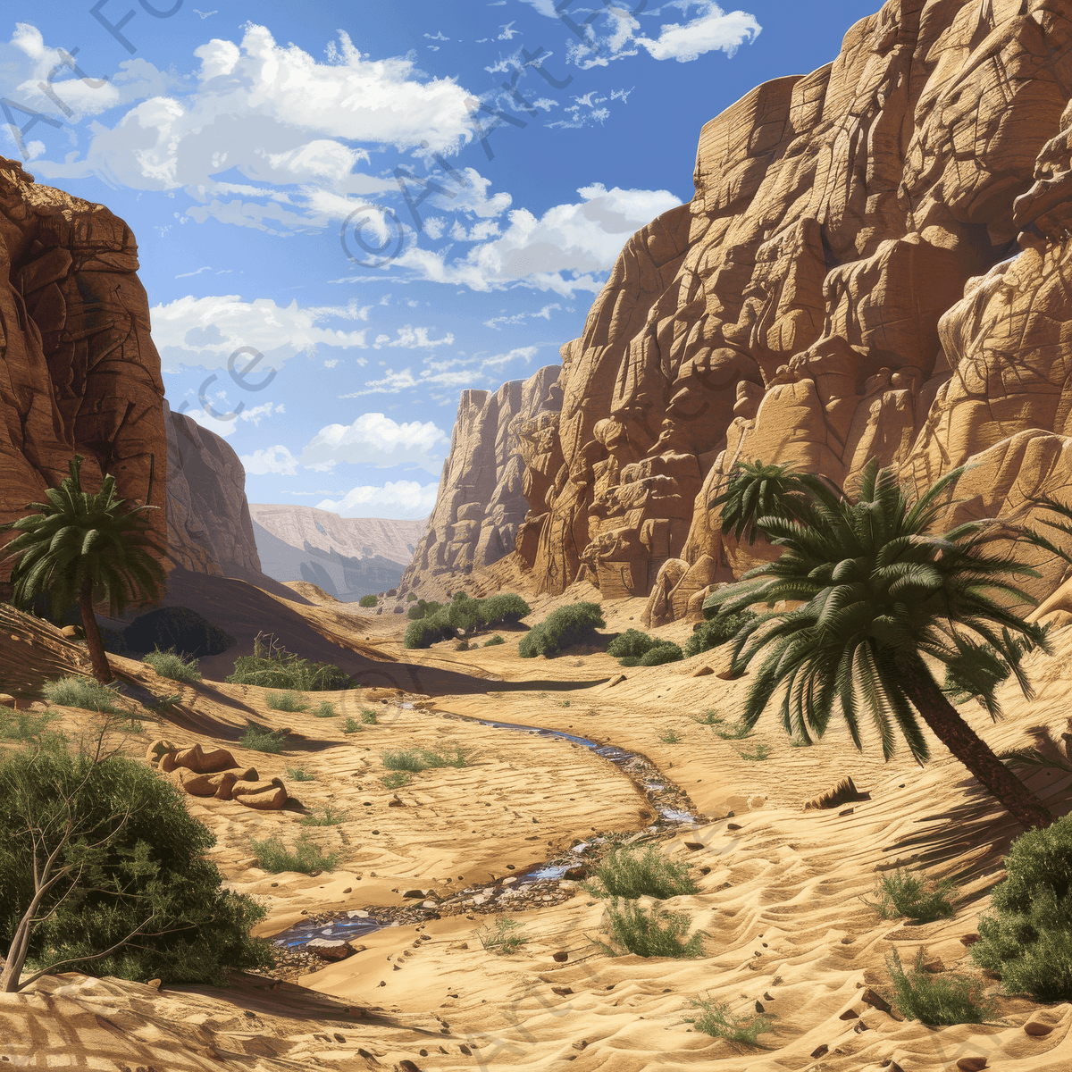 Rough Nature Sahara Desert - Shop Ai Art WebShop - Digital Art online Store