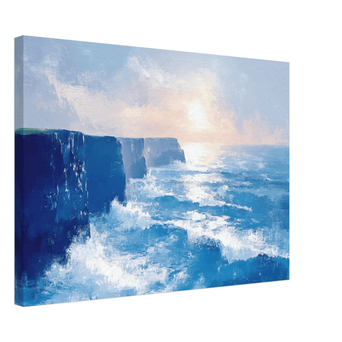 Seaside Cliff at Sunrise A breathtaking Empress 2 - Shop Ai Art WebShop - Digital Art online Store