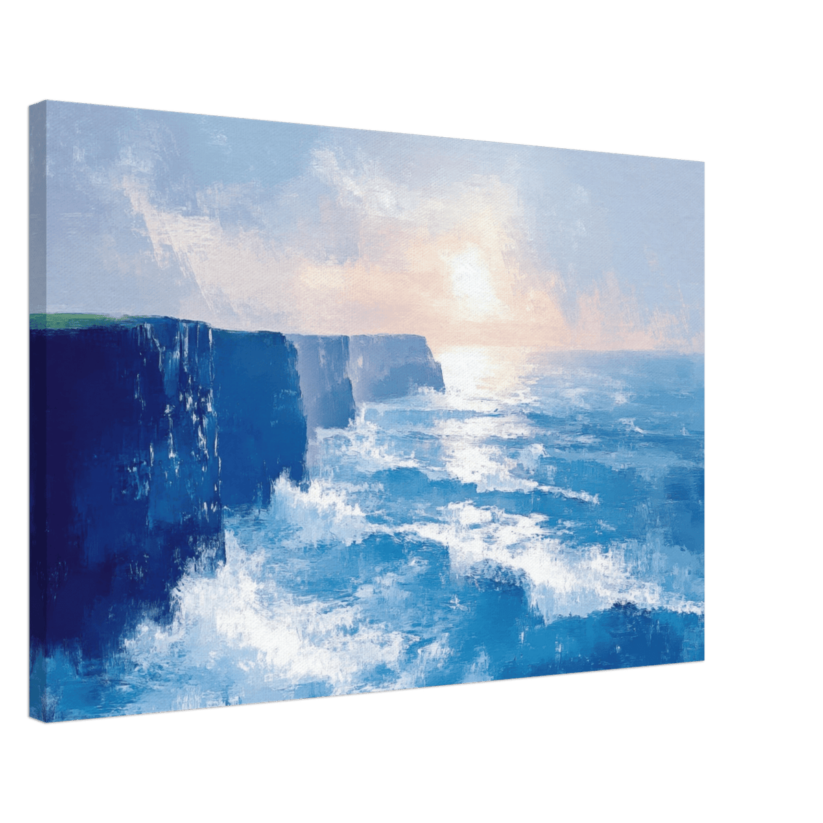 Seaside Cliff at Sunrise A breathtaking Empress 2 - Shop Ai Art WebShop - Digital Art online Store