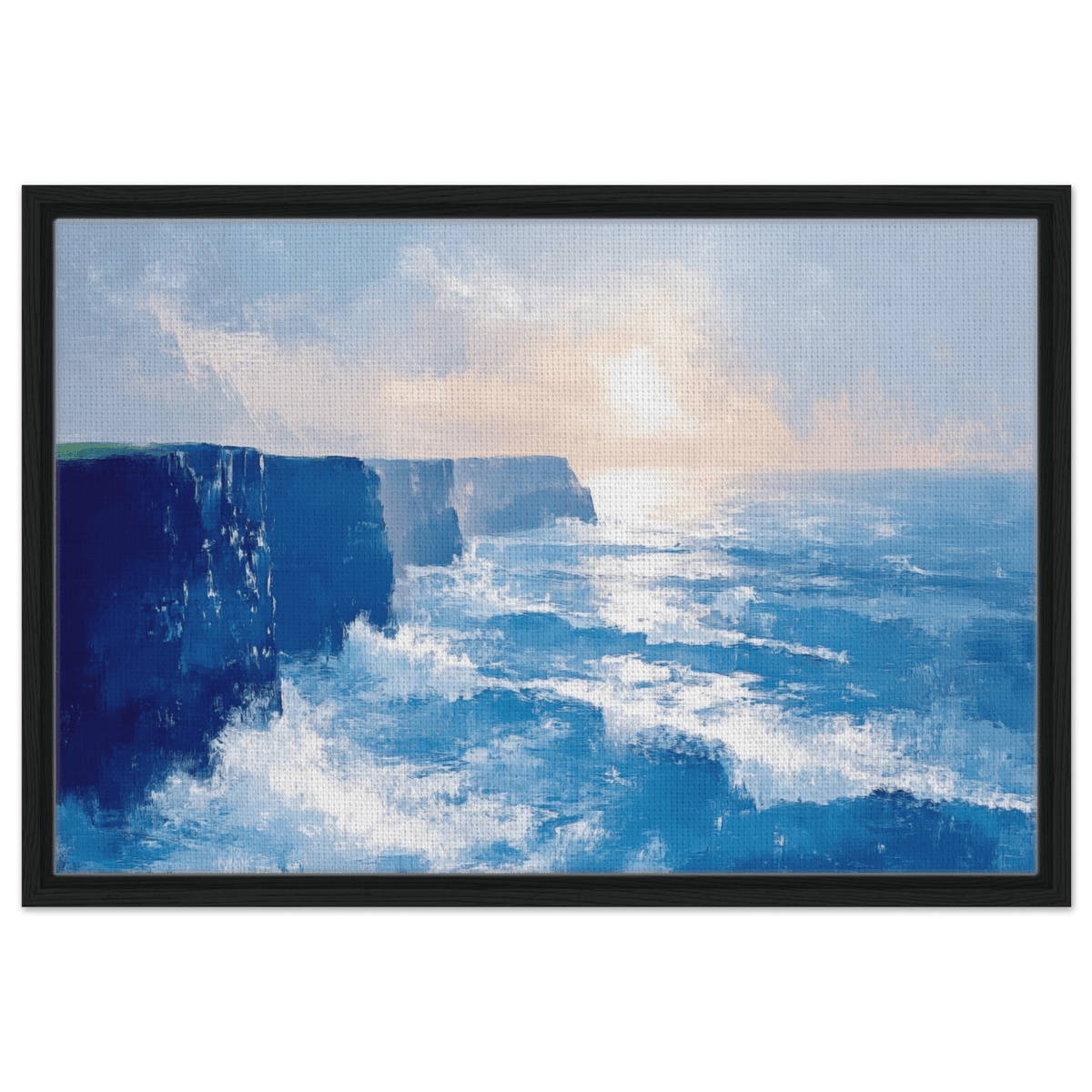 Seaside Cliff at Sunrise A breathtaking Empress 2 - Shop Ai Art WebShop - Digital Art online Store