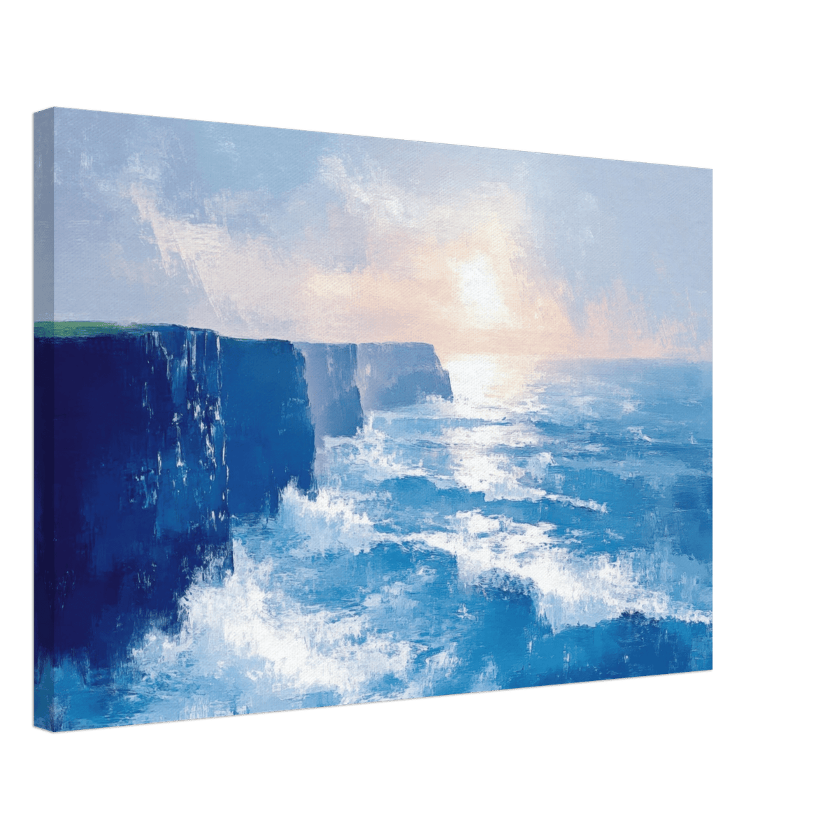 Seaside Cliff at Sunrise A breathtaking Empress 2 - Shop Ai Art WebShop - Digital Art online Store