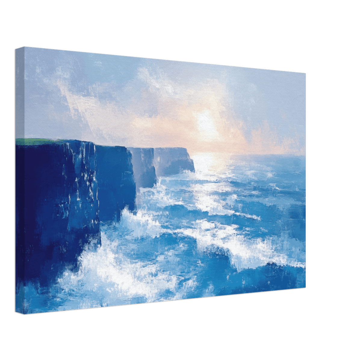Seaside Cliff at Sunrise A breathtaking Empress 2 - Shop Ai Art WebShop - Digital Art online Store