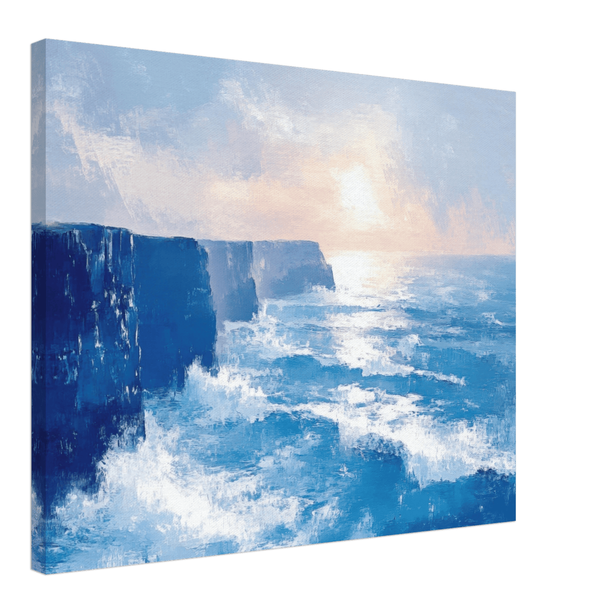 Seaside Cliff at Sunrise A breathtaking Empress 2 - Shop Ai Art WebShop - Digital Art online Store