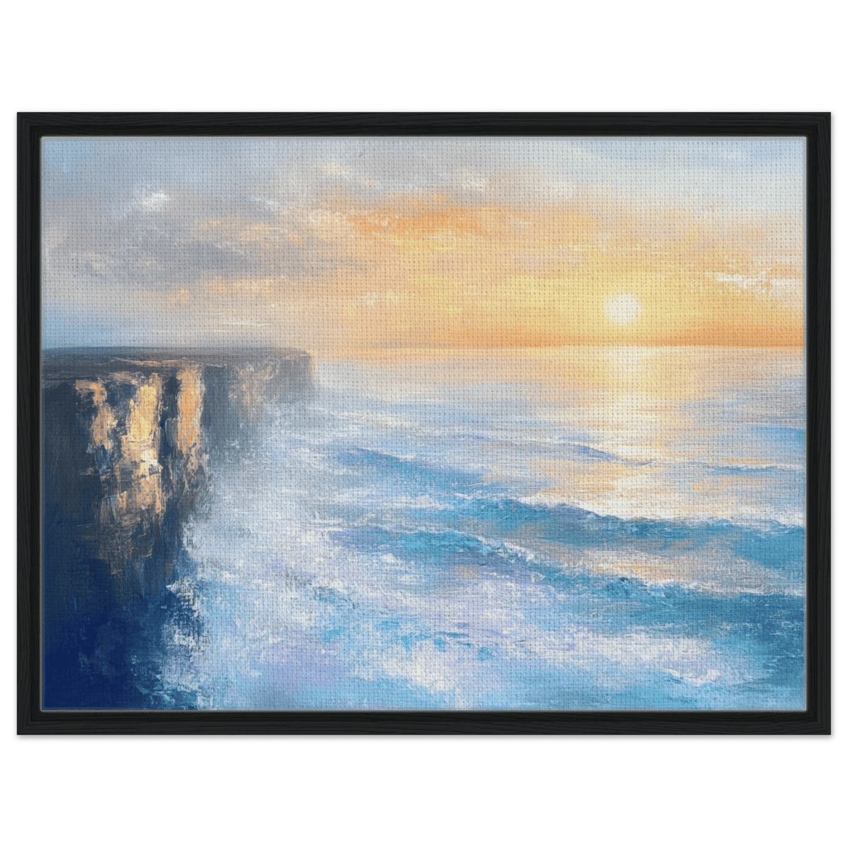 Seaside Cliff at Sunrise A breathtaking Empress - Shop Ai Art WebShop - Digital Art online Store
