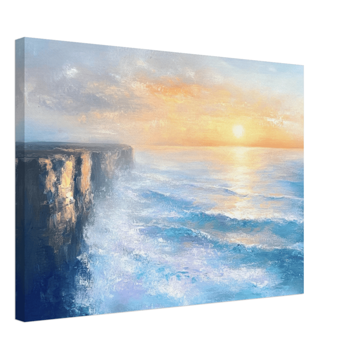 Seaside Cliff at Sunrise A breathtaking Empress - Shop Ai Art WebShop - Digital Art online Store