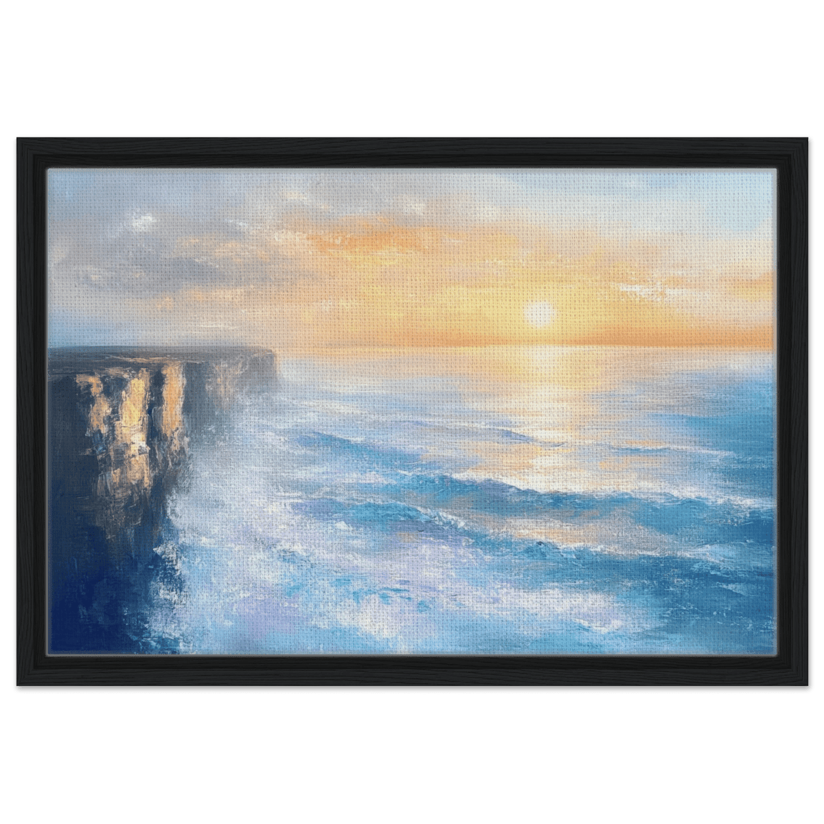 Seaside Cliff at Sunrise A breathtaking Empress - Shop Ai Art WebShop - Digital Art online Store