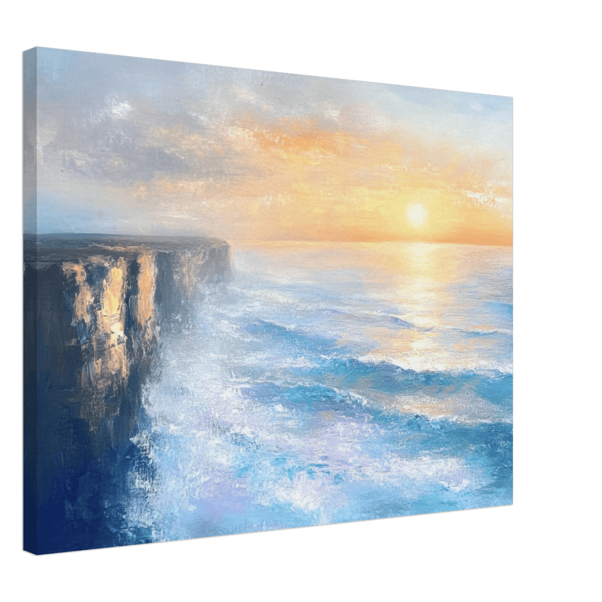 Seaside Cliff at Sunrise A breathtaking Empress - Shop Ai Art WebShop - Digital Art online Store