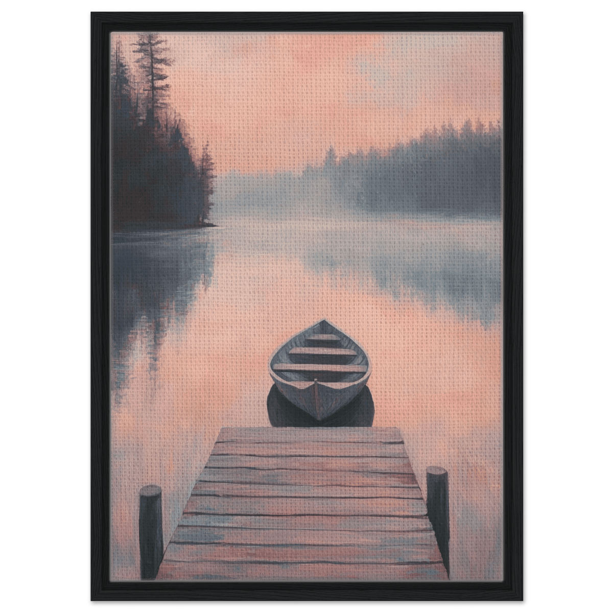 Serene Lake with Rowboats A tranquil lake 3 - Shop Ai Art WebShop - Digital Art online Store