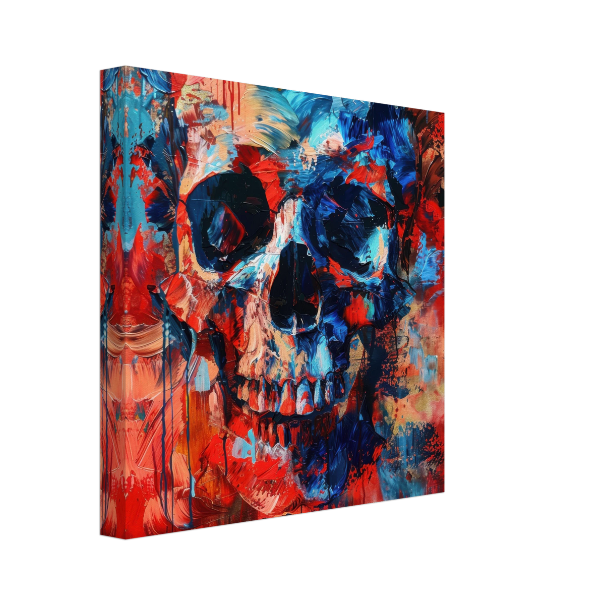 Skull and Bones abstract art style - Shop Ai Art WebShop - Digital Art online Store