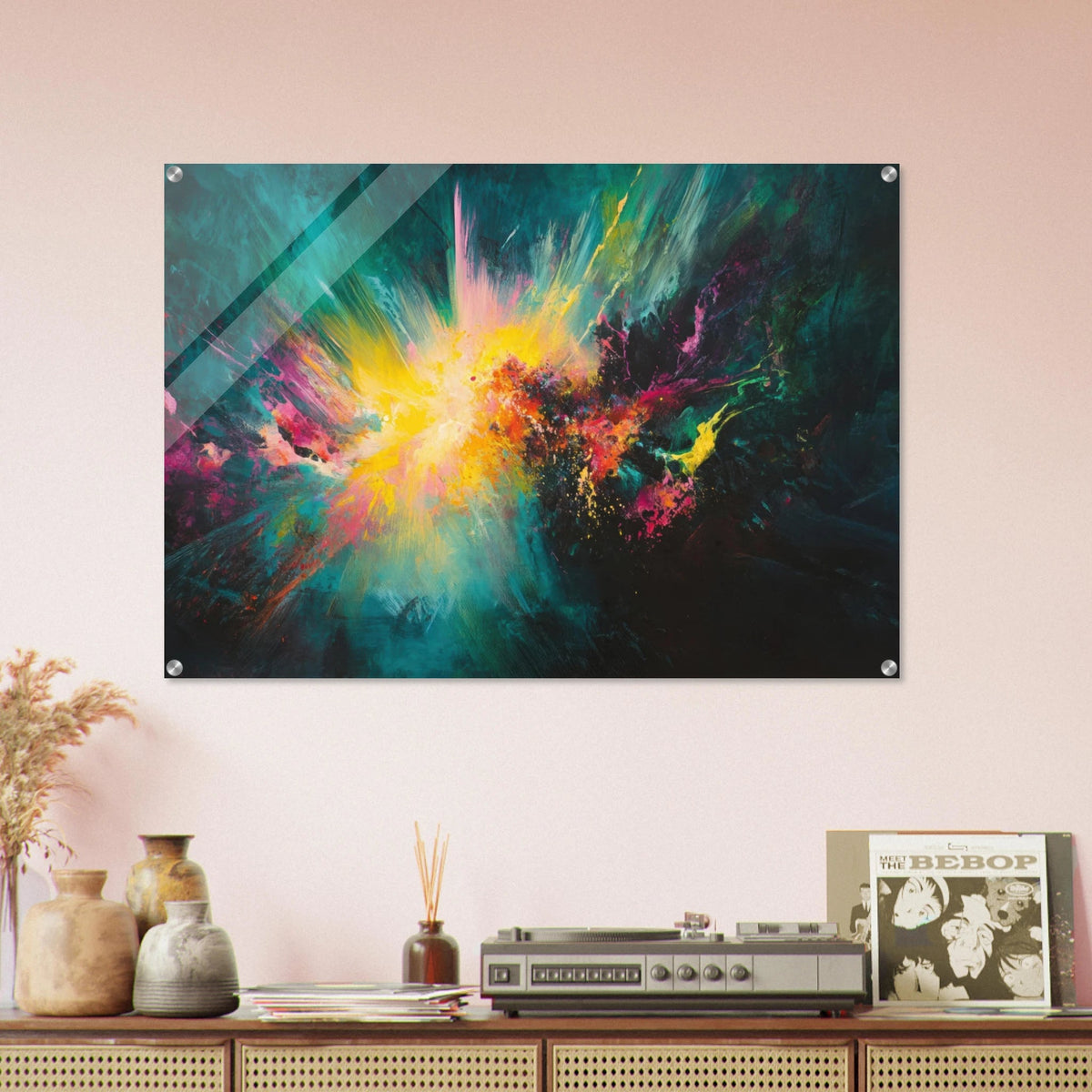 Spectral Dissonance Razor - sharp angular forms - Shop Ai Art WebShop - Digital Art online Store