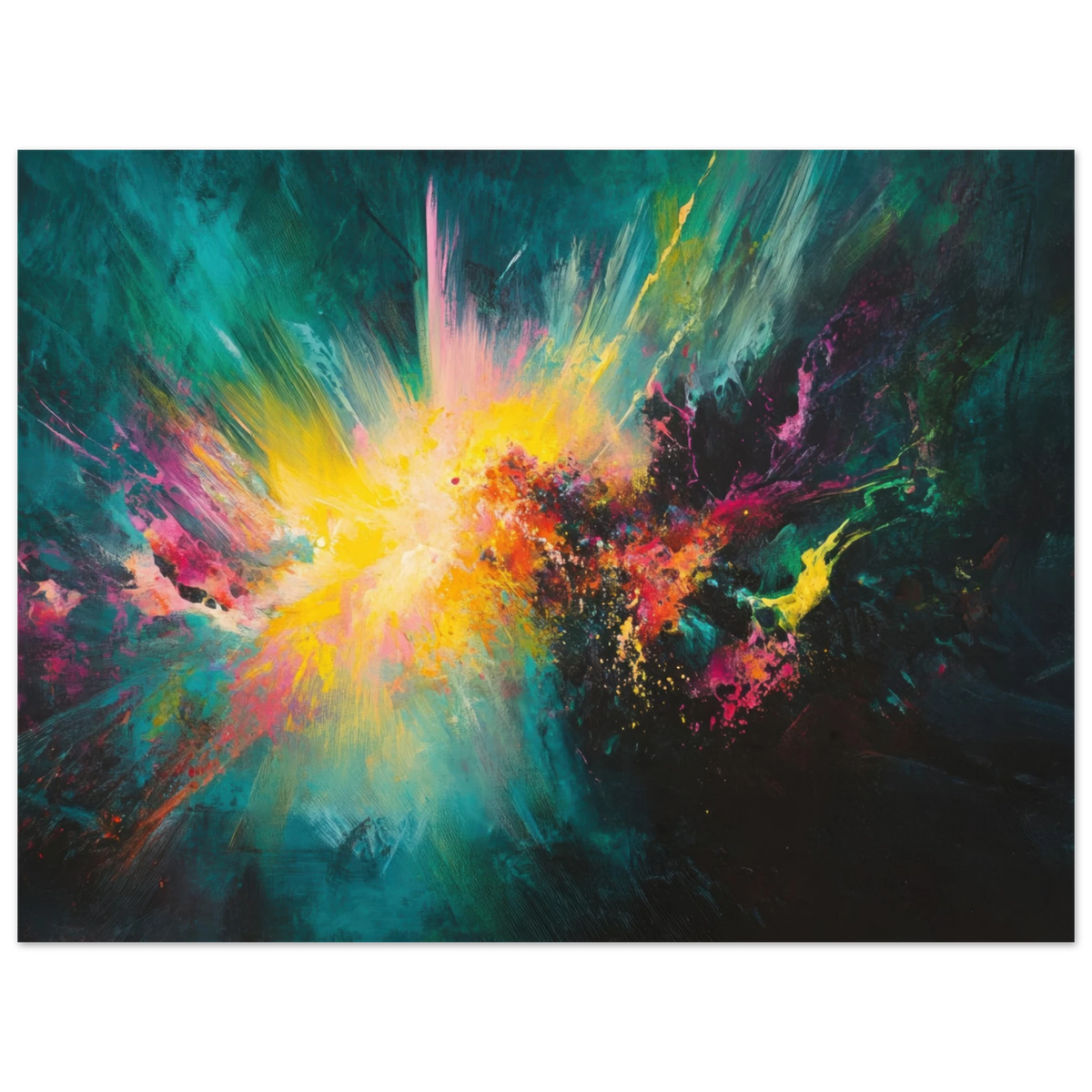 Spectral Dissonance Razor - sharp angular forms - Shop Ai Art WebShop - Digital Art online Store