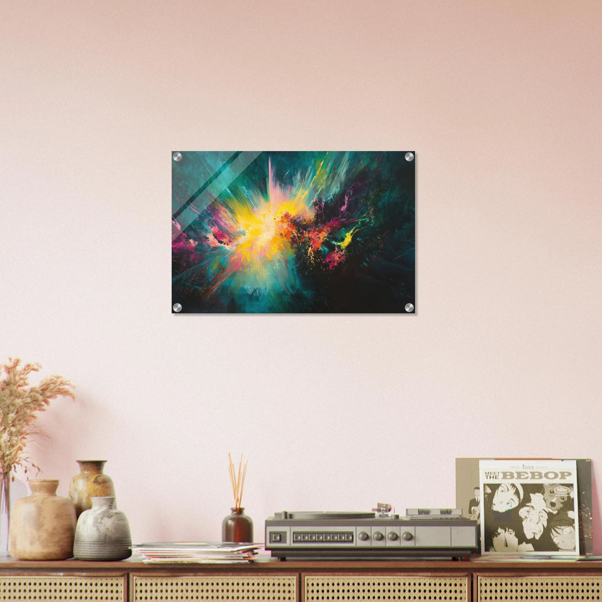 Spectral Dissonance Razor - sharp angular forms - Shop Ai Art WebShop - Digital Art online Store