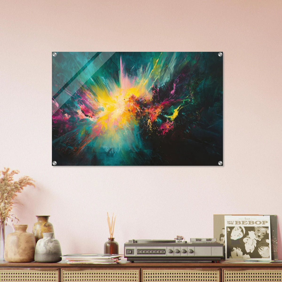 Spectral Dissonance Razor - sharp angular forms - Shop Ai Art WebShop - Digital Art online Store