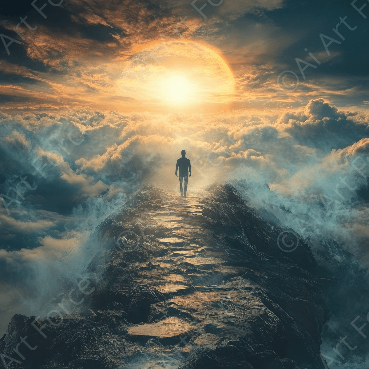 Spiritual and Physical Journeys in Human Life 11 - Shop Ai Art WebShop - Digital Art online Store