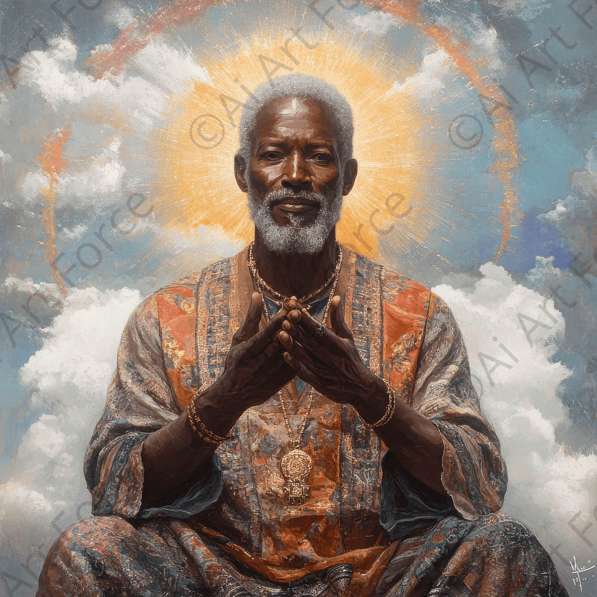 Spiritual Leader in Practicing Greatness 2 - Shop Ai Art WebShop - Digital Art online Store