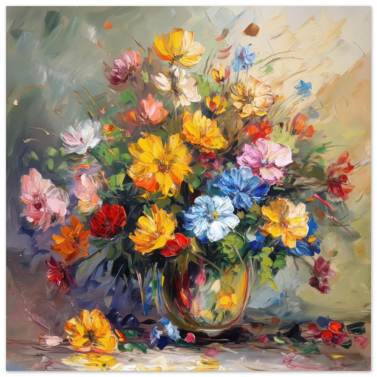 Still life Art Flowers gigapixel - Shop Ai Art WebShop - Digital Art online Store