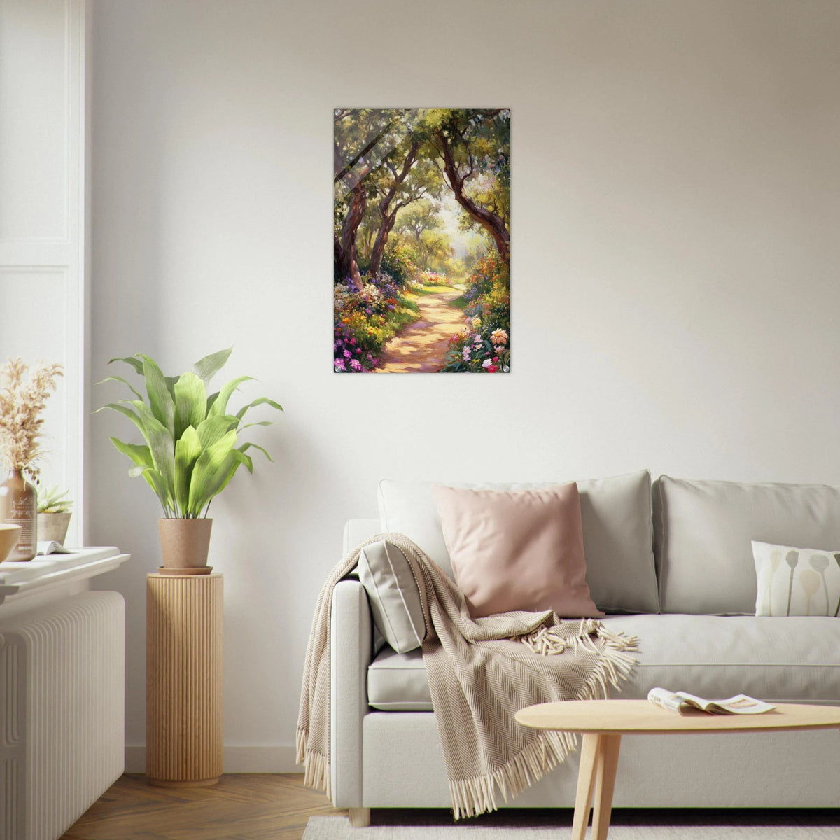 Sunlit Garden Path A meandering pathway through 2 - Shop Ai Art WebShop - Digital Art online Store