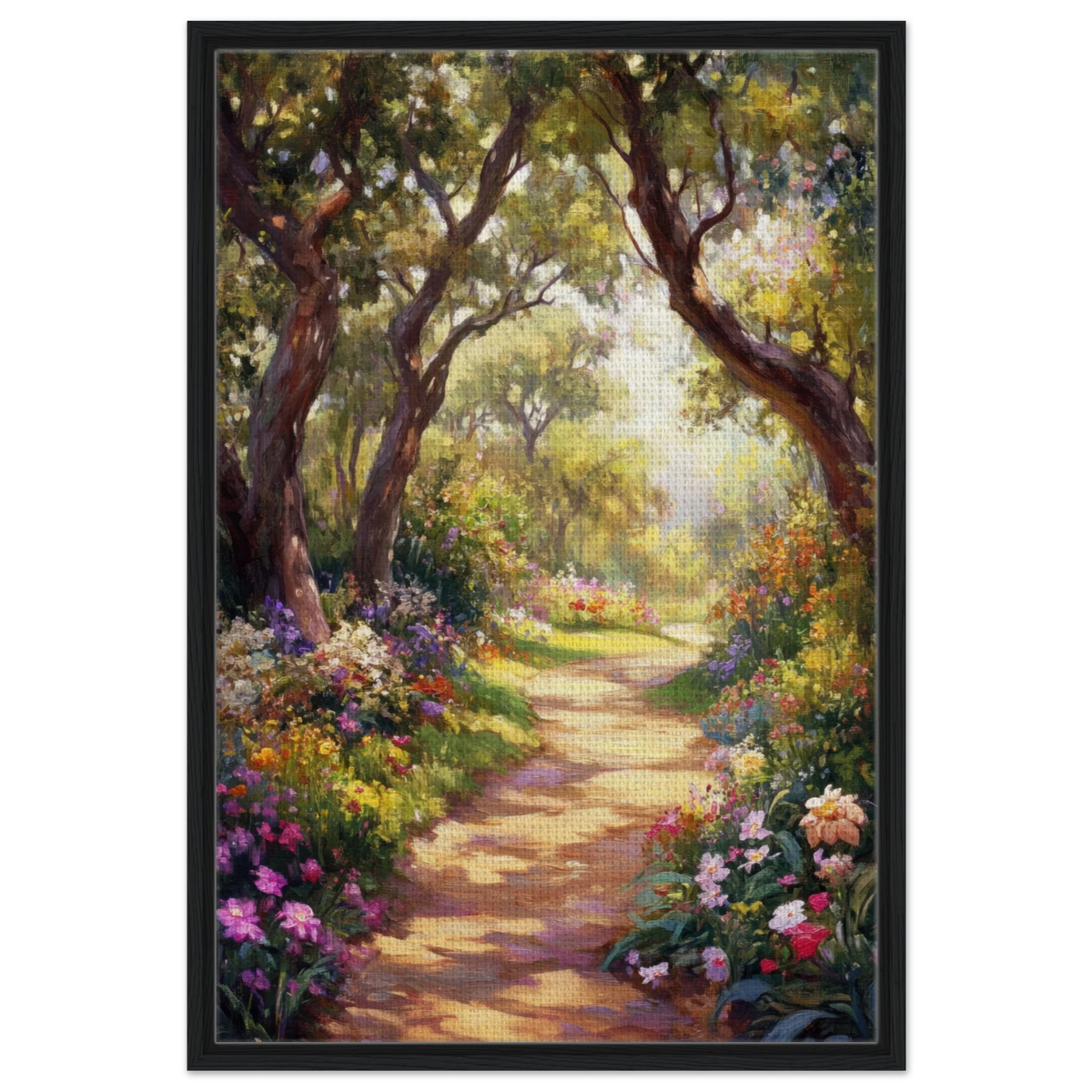 Sunlit Garden Path A meandering pathway through 2 - Shop Ai Art WebShop - Digital Art online Store